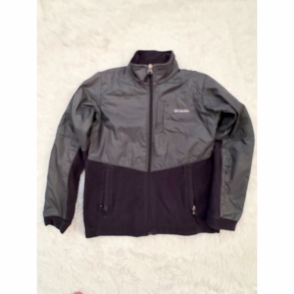 Columbia Kids Two-Tone Gray and Black Performance Jacket